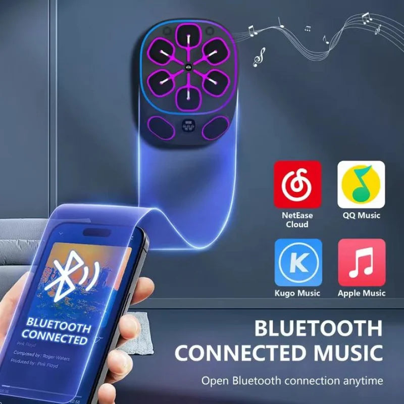 Target Smart Punching Music Boxing Training Machine Bluetooth Connected